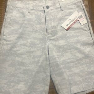Grand Slam Men's Camouflage Gray Shorts